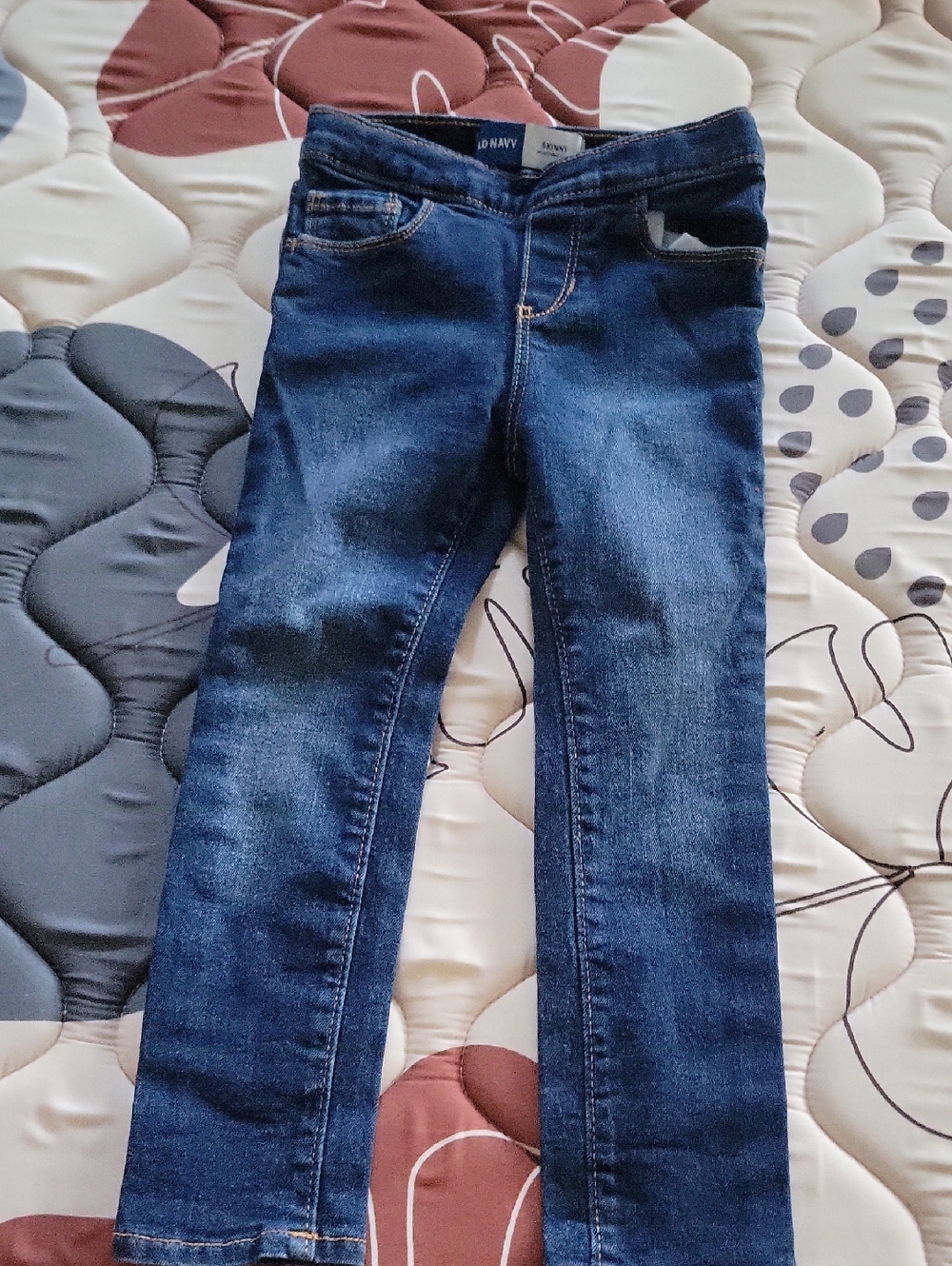 Old Navy Girls' Dark Blue Stretch Skinny Jeans